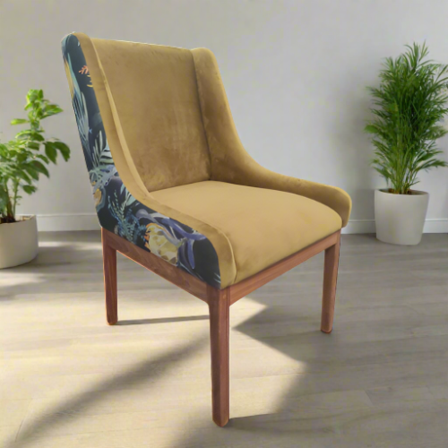 Solo block Lincon Upholstered Chair Large Kiaat